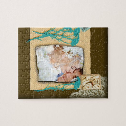 Aangepaste  fotocollage legpuzzel (Horizontaal)