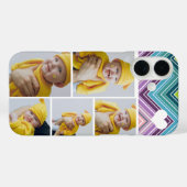 Aangepaste fotocollage met hart Case-Mate iPhone case (Achterkant (horizontaal))