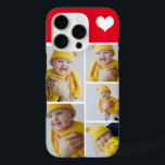 Aangepaste fotocollage met hart iPhone 16 pro hoesje<br><div class="desc">Maak een Persoonlijke de telefoongeval van het keepasezakje van de Foto met de details van het liefdeshart van Ricaso - voeg uw eigen foto's toe - de keepjesgiften van de fotocollage beschikbaar voor vele stijlen - kies uw optie in drop-down menu</div>