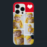 Aangepaste fotocollage met hart iPhone 16 pro hoesje<br><div class="desc">Maak een Persoonlijke de telefoongeval van het keepasezakje van de Foto met de details van het liefdeshart van Ricaso - voeg uw eigen foto's toe - de keepjesgiften van de fotocollage beschikbaar voor vele stijlen - kies uw optie in drop-down menu</div>