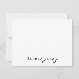 Aangepaste fotocollage | Modern minimalistisch mon Notitiekaartje
