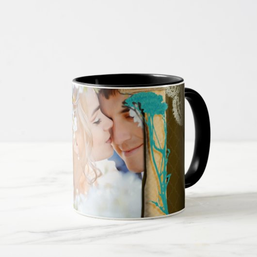 Aangepaste fotocollage mok (Voorkant rechts)