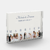 Aangepaste fotocollage off wit 7 Afbeelding bruilo Fotoblokken (Links)