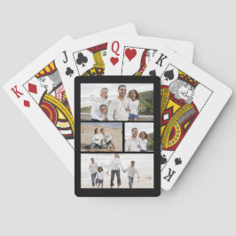 Aangepaste fotocollage pokerkaarten