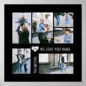 Aangepaste fotocollage poster (Voorkant)