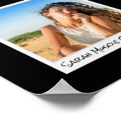 Aangepaste fotocollage Retro Instant Prints & noti (Hoek)