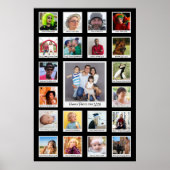 Aangepaste fotocollage Retro Instant Prints & noti (Voorkant)