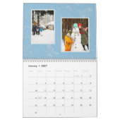 Aangepaste fotocollage Roos Lijnkunst 2026 Kalender (Jan 2027)