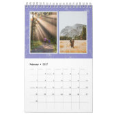 Aangepaste fotocollage Rose Line Art 2026 Kalender (Feb 2027)