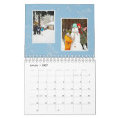 Aangepaste fotocollage Rose Line Art 2026 Kalender (Jan 2027)