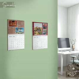 Aangepaste fotocollage Rose Line Art 2026 Kalender