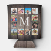 Aangepaste fotocollage Rustic Farmhouse Blikjeskoeler (Achterkant)