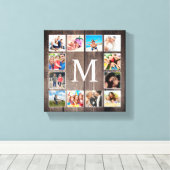 Aangepaste fotocollage Rustic Farmhouse Canvas Afdruk (Insitu (Houten vloer))