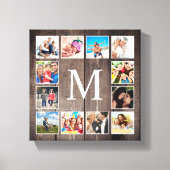 Aangepaste fotocollage Rustic Farmhouse Canvas Afdruk (Voorkant)