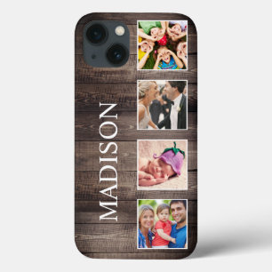 Aangepaste fotocollage Rustic Farmhouse Case-Mate iPhone Case