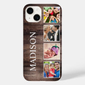 Aangepaste fotocollage Rustic Farmhouse Case-Mate iPhone Case (Achterkant)