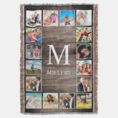 Aangepaste fotocollage Rustic Farmhouse Deken (Voorkant Verticaal)