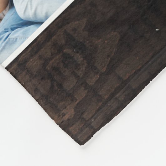 Aangepaste fotocollage Rustic Farmhouse Fleece Deken (Hoek)