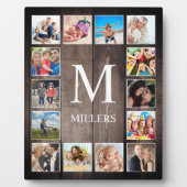 Aangepaste fotocollage Rustic Farmhouse Fotoplaat (Voorkant)