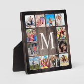 Aangepaste fotocollage Rustic Farmhouse Fotoplaat (Voorkant)