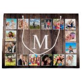 Aangepaste fotocollage Rustic Farmhouse Groot Cadeauzakje (Voorkant)
