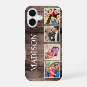 Aangepaste fotocollage Rustic Farmhouse iPhone 16 Hoesje (Achterkant)