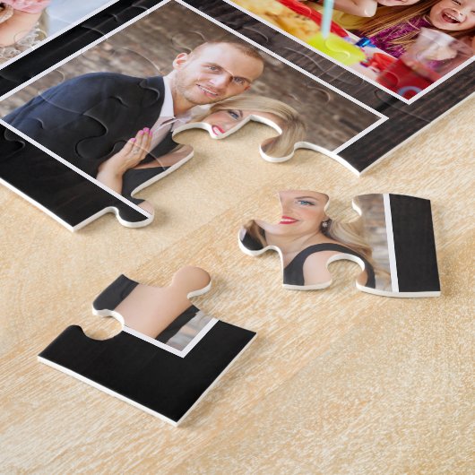 Aangepaste fotocollage Rustic Farmhouse Legpuzzel (Zijkant)