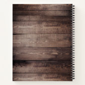 Aangepaste fotocollage Rustic Farmhouse Notitieboek (Achterkant)