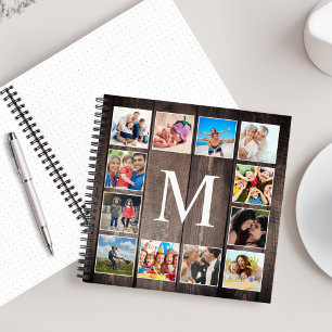 Aangepaste fotocollage Rustic Farmhouse Notitieboek