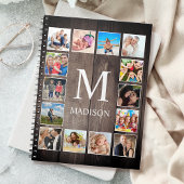Aangepaste fotocollage Rustic Farmhouse Notitieboek