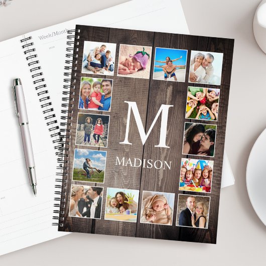 Aangepaste fotocollage Rustic Farmhouse Planner