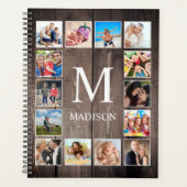 Aangepaste fotocollage Rustic Farmhouse Planner (Voorkant)