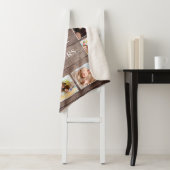 Aangepaste fotocollage Rustic Farmhouse Sherpa Deken (In situ)