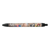 Aangepaste fotocollage Rustic Farmhouse Zwarte Inkt Pen (Voorkant)