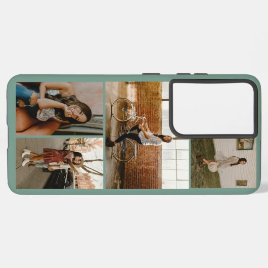 Aangepaste fotocollage samsung galaxy hoesje (Achterkant horizontaal)