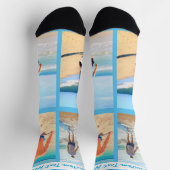 Aangepaste fotocollage Sokken Uw foto's en tekst (Top)