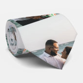 Aangepaste fotocollage stropdas (Opgerold)