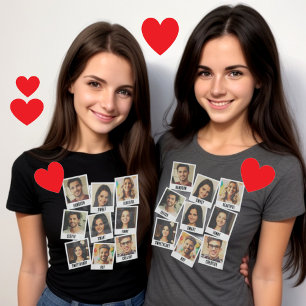 Aangepaste fotocollage t-shirt