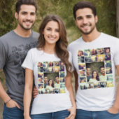Aangepaste fotocollage t-shirt