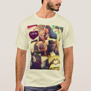 Aangepaste fotocollage t-shirt