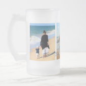 Aangepaste Fotocollage Tekst Glass Beer Mok Sjablo (Links)