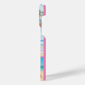 Aangepaste fotocollage Tekst je favoriete foto's iPhone Hoesje (Linkerkant)