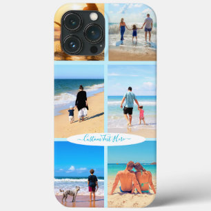 Aangepaste Fotocollage Tekst Uw Familie iPhone Cas Case-Mate iPhone Case