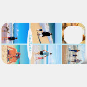 Aangepaste Fotocollage Tekst Uw Familie iPhone Cas Case-Mate iPhone Case (Achterkant (horizontaal))