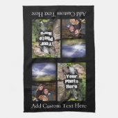 Aangepaste fotocollage theedoek (Verticaal)