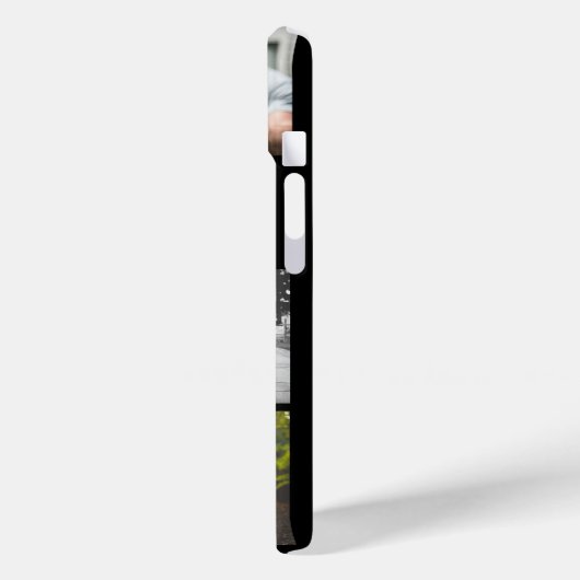 Aangepaste fotocollage vader jaar vaderdag Case-Mate iPhone case (Achterkant / Links)