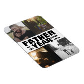 Aangepaste fotocollage vader van de dag van de vad magneet (Rechterzijde)