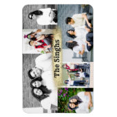 Aangepaste fotocollage van 6 afbeeldingen magneet  (Verticaal)