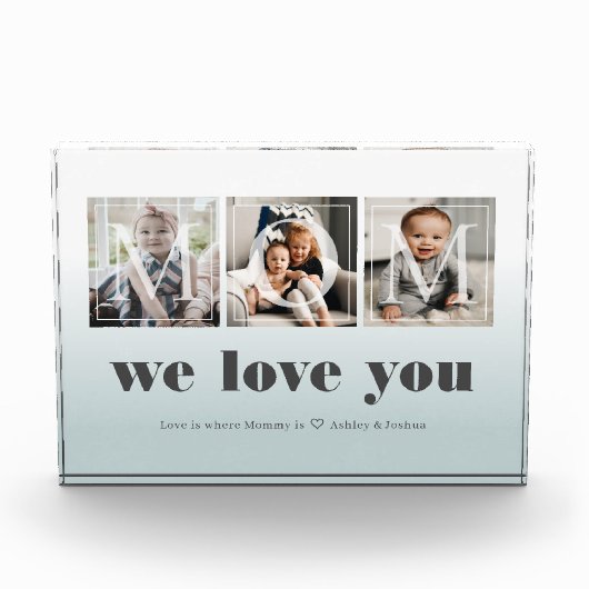 Aangepaste fotocollage voor mam bewerken fotoblokken (Voorkant)