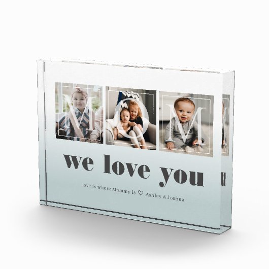 Aangepaste fotocollage voor mam bewerken fotoblokken (Rechts)